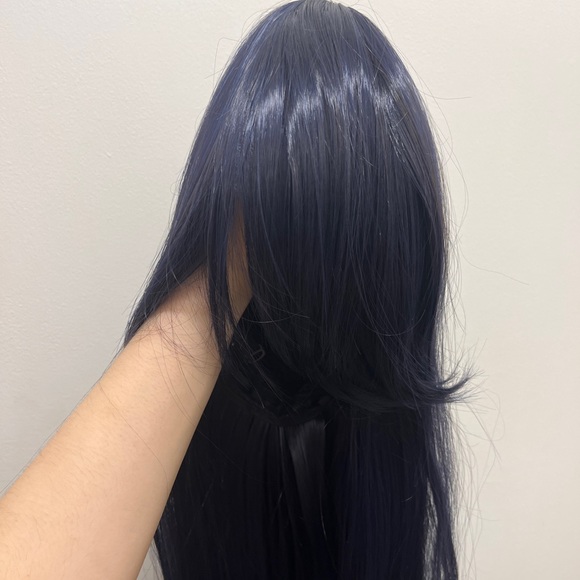 Black Blue wig - Picture 5 of 5